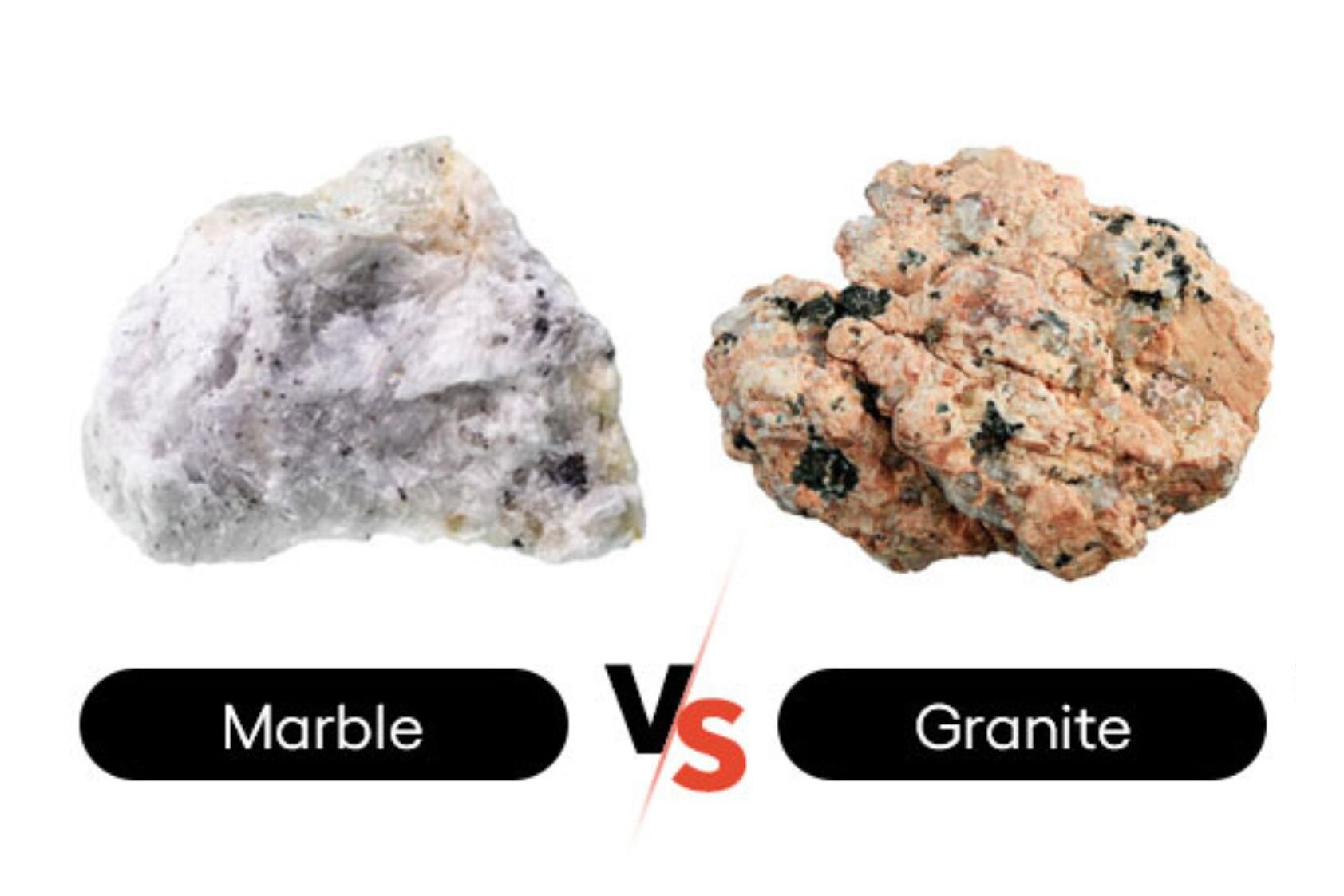 marbel VS granite in residential projects