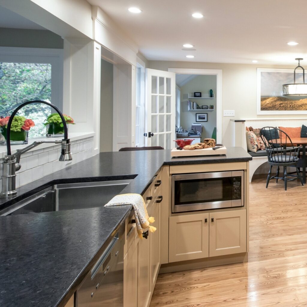 leathered granite kitchen countertops