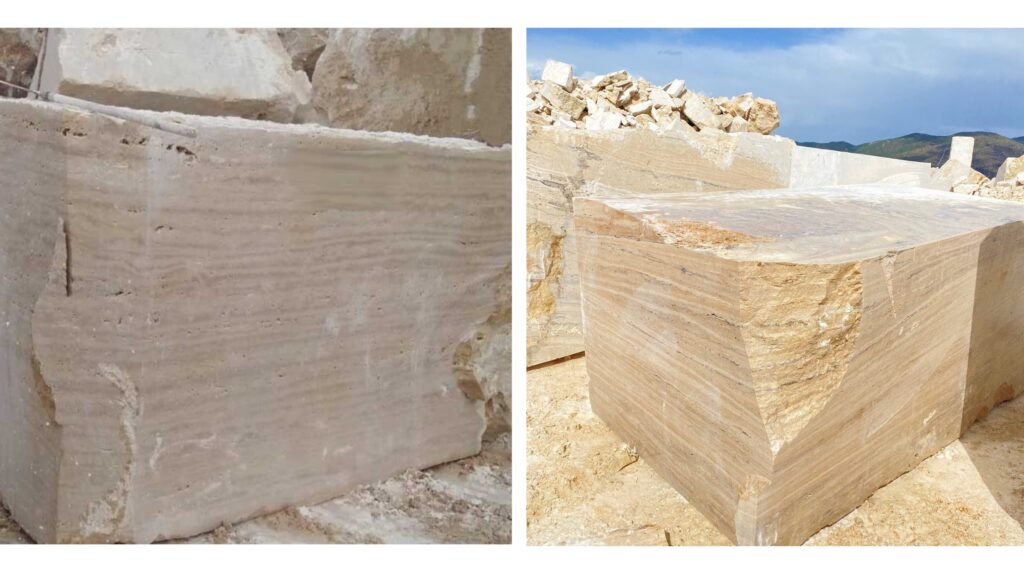 travertine blocks