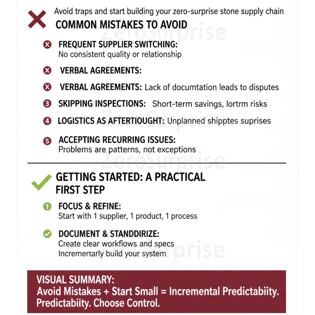 Common Mistakes That Prevent Zero Surprise Operations