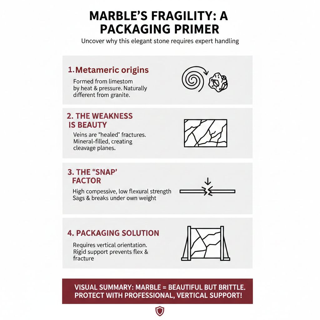 The Anatomy of a Break Why Marble is So Vulnerable