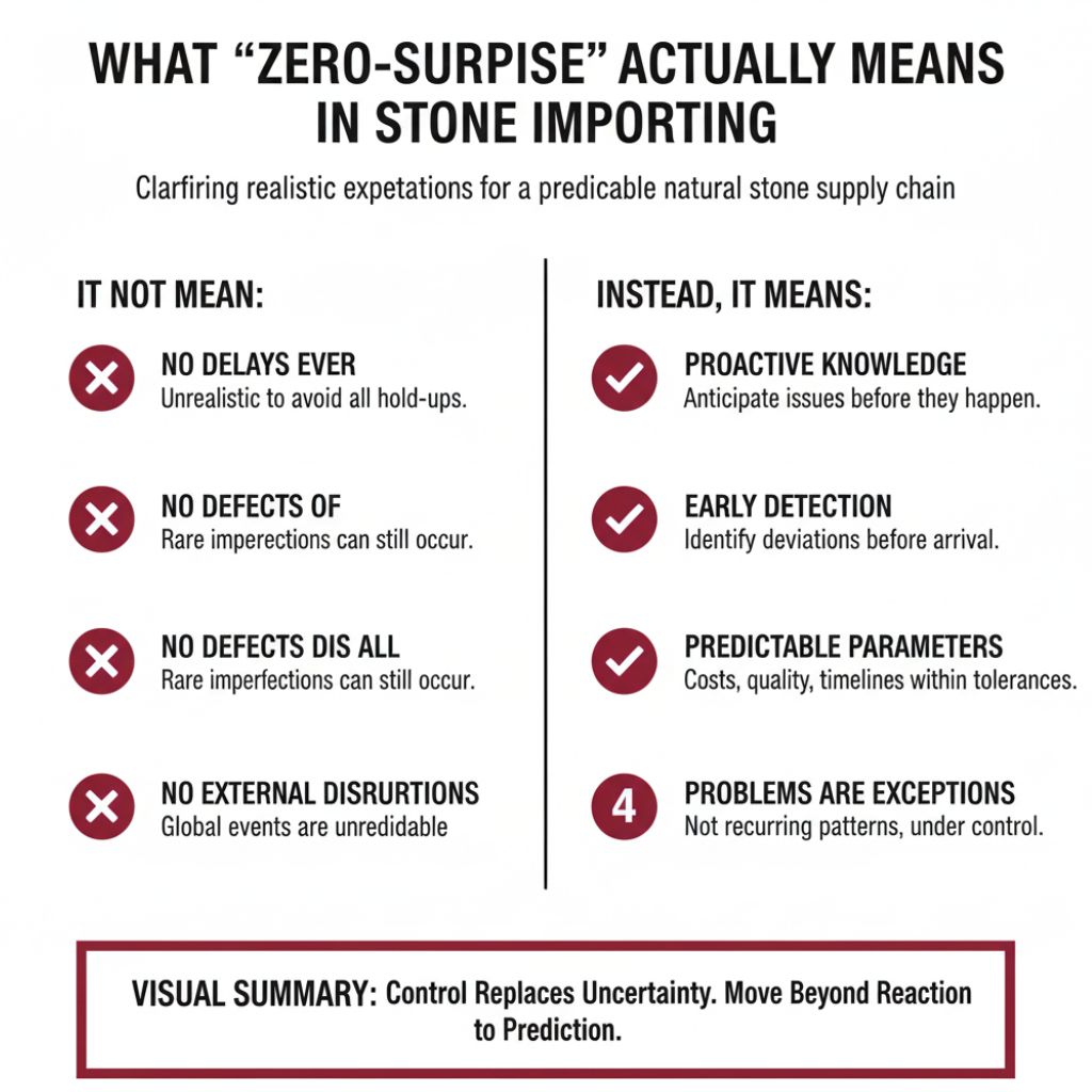What “Zero-Surprise” Actually Means in Stone Importing