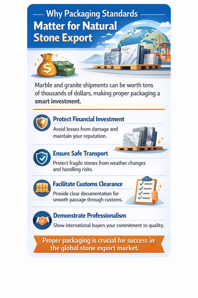 Why Packaging Standards Matter for Natural Stone Export