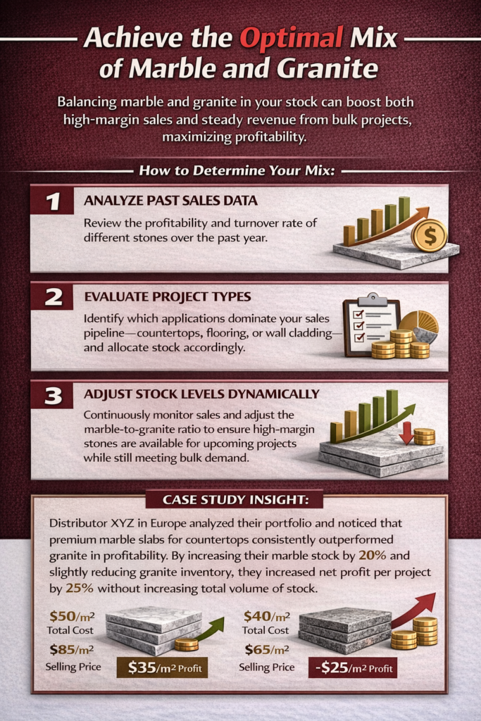 Achieving the Optimal Mix of Marble and Granite