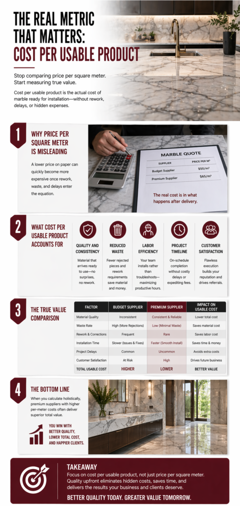 The Real Metric That Matters Cost Per Usable Product