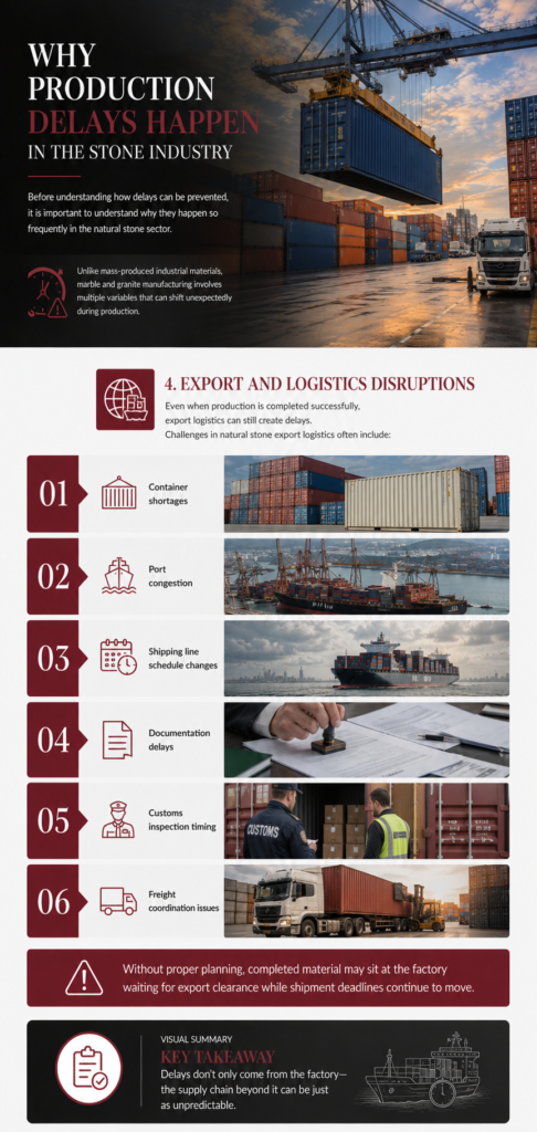 Export and Logistics Disruptions