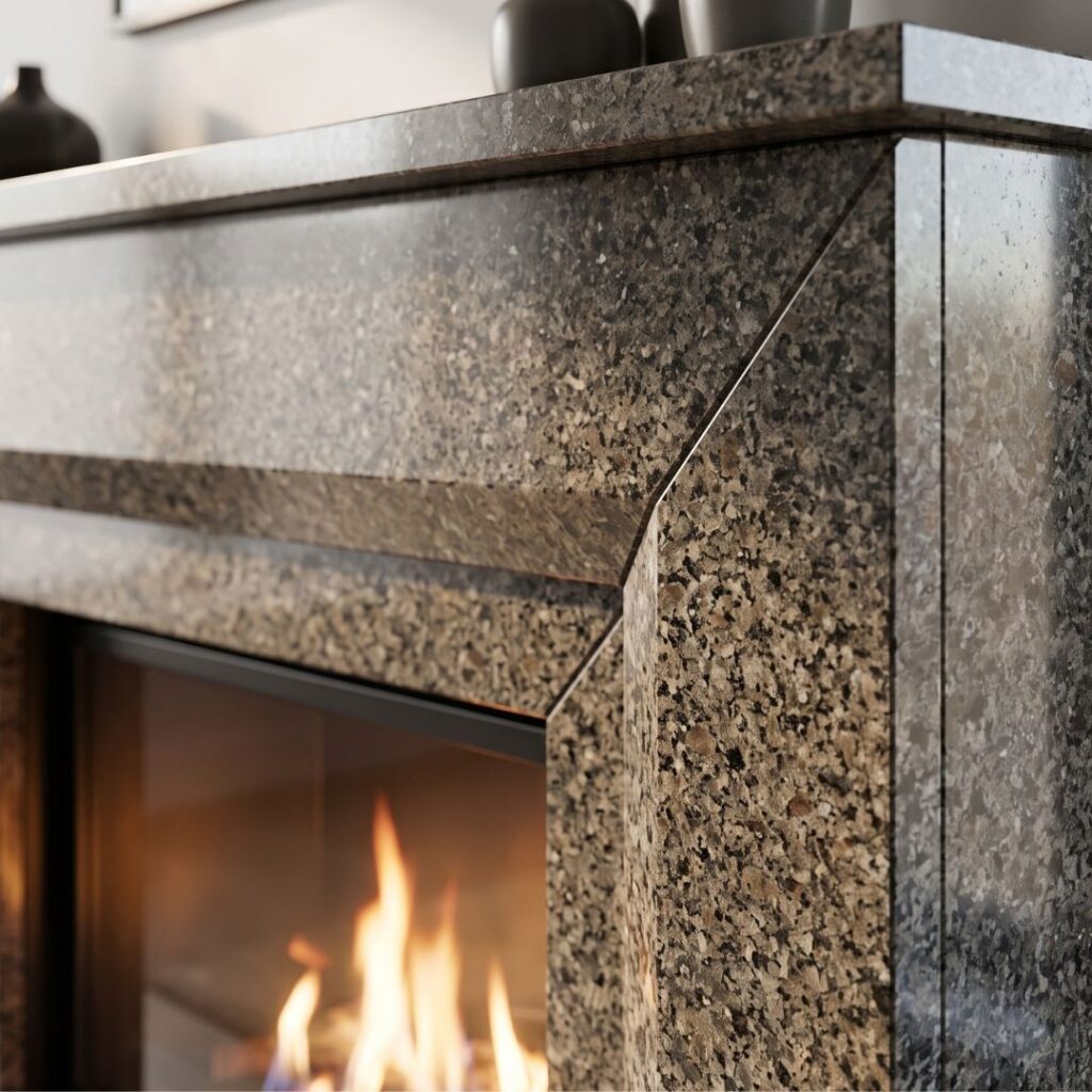 Fireplace Cladding verdi green